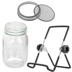 2x 750ml Sprossenglas Set Samenkeimer Mit Edelstahl Siebdeckel + Ständer, Das Sprossenglas Für Sprossen 20 2x 750ml Sprossenglas Set Samenkeimer Mit Edelstahl Siebdeckel + Ständer, Das Sprossenglas Für Sprossen -Kuechengeschirr c9d6927454c2a85ccf198cee80a43ecc