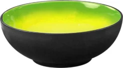 CreaTable 20220 Kombiservice Hot Green Für 4 Personen, Steinzeug, Rund, Grün/gelb/schwarz (1 Set, 16-teilig) -Kuechengeschirr cdf49eae55d09ea3735138eddc5c8db7