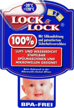 Lock & Lock Lock&Lock HPL836 Vorratsdose 5,5L - Luft Und Wasserdicht - Rechteckig (2er Pack) -Kuechengeschirr ce96e5fc5179ffd4bc5ce8edc37498c7 3