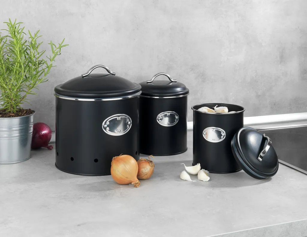 Wenko Aufbewahrungsdose Nero Mit Löchern 4 L 6 Wenko Aufbewahrungsdose Nero Mit Löchern 4 L – Bild 4