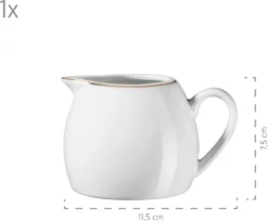 Mäser 931735 Kombiservice Professional Dining Für 6 Personen, Porzellan, Weiß (1 Set, 24-teilig) -Kuechengeschirr d44cde90a0c9b4ba1bce61effce1b34c