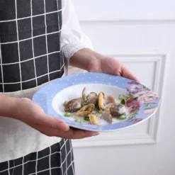 VEWEET 30-teilig Porzellan Tafelservice, Serie 'Hannah', Kombiservice Für 6 Personen, Blau Mit Floral Dekoration 16 VEWEET 30-teilig Porzellan Tafelservice, Serie 'Hannah', Kombiservice Für 6 Personen, Blau Mit Floral Dekoration -Kuechengeschirr d4a0a5555274d7537549da1c1a4b89b6