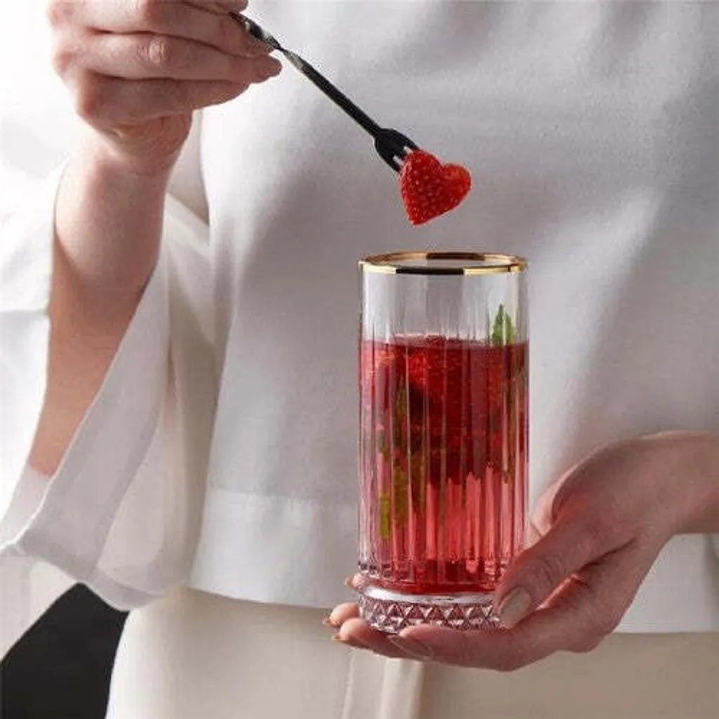 Pasabahce Elysia Golden Touch Long Drink Gläser 4-teiliges Set Mit Goldrand 280ml 11 Pasabahce Elysia Golden Touch Long Drink Gläser 4-teiliges Set Mit Goldrand 280ml – Bild 9