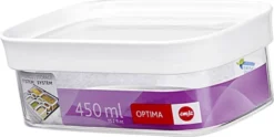Emsa Trockenvorratsdose OPTIMA 0,45 Liter Transparent / Weiß 36 Emsa Trockenvorratsdose OPTIMA 0,45 Liter Transparent / Weiß -Kuechengeschirr d611545bf849e4be6542a3d2e1c28d85