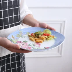 VEWEET 30-teilig Porzellan Tafelservice, Serie 'Hannah', Kombiservice Für 6 Personen, Blau Mit Floral Dekoration 15 VEWEET 30-teilig Porzellan Tafelservice, Serie 'Hannah', Kombiservice Für 6 Personen, Blau Mit Floral Dekoration -Kuechengeschirr d6590d5818c26b22f54843148347c952