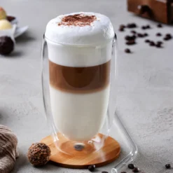 GRÄWE Doppelwandige Latte Macchiato-Thermogläser, 450 Ml, 2er Set -Kuechengeschirr d7050f60ab0ad38eb199d2830cfb4dfb