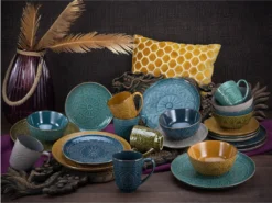 CreaTable 22561 Kombiservice Samarkand Für 4 Personen, Steinzeug, Mehrfarbig (1 Set, 16-teilig) 10 CreaTable 22561 Kombiservice Samarkand Für 4 Personen, Steinzeug, Mehrfarbig (1 Set, 16-teilig) -Kuechengeschirr d727fcf4b69a5794880bd88ecb82964a