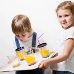 SILWY - 2 X Trinkbecher Mit Magnetboden - Hub Orange - Inkl. 2 Nano-Gel-Pads - 0,25l -Kuechengeschirr d89382ac0fbe524c66ae2771d5c725c1