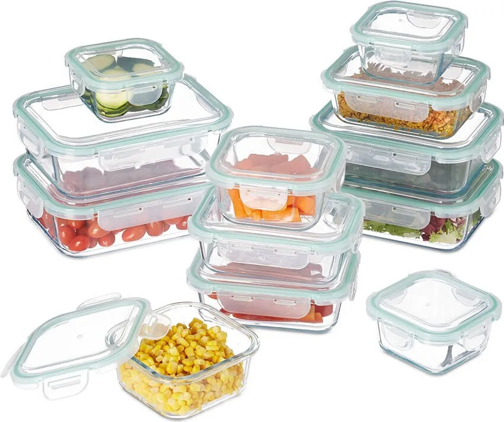 Relaxdays Frischhaltedose 12er Set 3 Relaxdays Frischhaltedose 12er Set