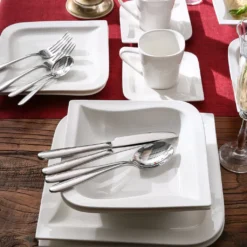 MALACASA, Serie Joesfa, 30 Tlg. Cremeweiß Porzellan Geschirrset Kombiservice Tafelservice Im Eleganten Design Mit Je 6 Tassen, 6 Untertassen, 6 Dessertteller, 6 Suppenteller Und 6 Speiseteller 21 MALACASA, Serie Joesfa, 30 Tlg. Cremeweiß Porzellan Geschirrset Kombiservice Tafelservice Im Eleganten Design Mit Je 6 Tassen, 6 Untertassen, 6 Dessertteller, 6 Suppenteller Und 6 Speiseteller -Kuechengeschirr d985d32b3aad9690f2959d8296edd5c3