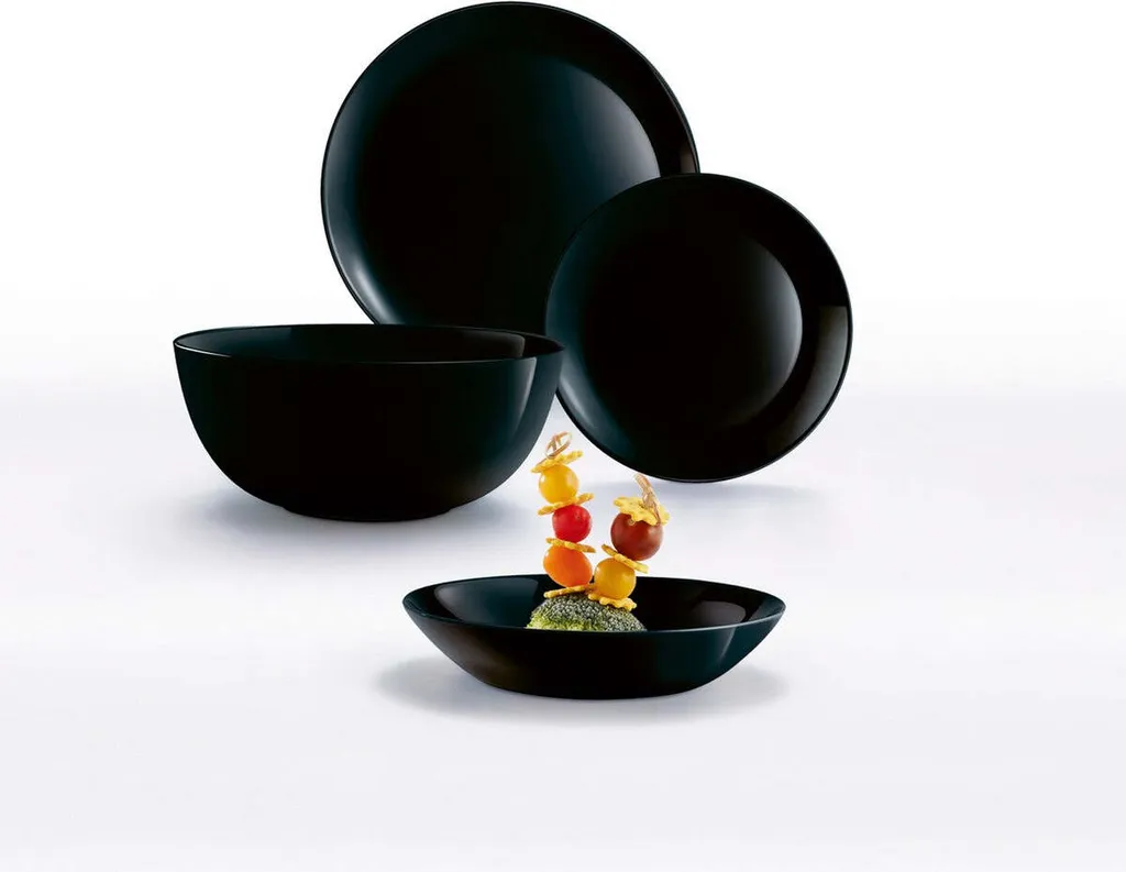 Geschirr Luminarc 9311622 Schwarz Gehärtetes Glas (19 Pcs) 17 Geschirr Luminarc 9311622 Schwarz Gehärtetes Glas (19 Pcs) – Bild 15