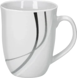 Van Well Kombiservice Silver Night 62-tlg 6 Personen, Tafel + Kaffee + Zubehör, Linien-Dekor -Kuechengeschirr da5c44bf5345f167b169a0a3db501bff 1