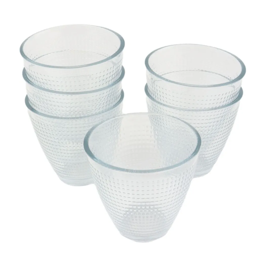 Orange85 Trinkgläser Wassergläser 6 Stück Transparent 220ml 6 Orange85 Trinkgläser Wassergläser 6 Stück Transparent 220ml – Bild 4