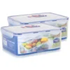 Lock & Lock Lock&Lock HPL836 Vorratsdose 5,5L - Luft Und Wasserdicht - Rechteckig (2er Pack) -Kuechengeschirr dd70b0e20c38b0e657fce976d7b66b96