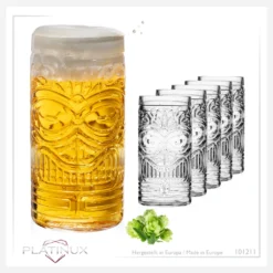 Tiki Gläser Set 6-Teilig Hoch Aus Glas 450ml (max. 500ml) Cocktailgläser Biergläser 14 Tiki Gläser Set 6-Teilig Hoch Aus Glas 450ml (max. 500ml) Cocktailgläser Biergläser -Kuechengeschirr de0c112c11b80bf472d0bb45519c7e65