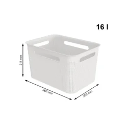 ROTHO Box Gross 16 L BRISEN, Farbe:Mistletoe White -Kuechengeschirr e087e792e8e832bcf2f8d7b5c9f9be04