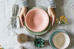 Mäser 931492 Lumaca Frühstück-Service Für 6 Personen Im Vintage Look, Handbemalte Keramik, Steingut, Rauchblau, 18-teilig (1 Set) 15 Mäser 931492 Lumaca Frühstück-Service Für 6 Personen Im Vintage Look, Handbemalte Keramik, Steingut, Rauchblau, 18-teilig (1 Set) -Kuechengeschirr e0ff16aba32d1e18a7b5b1c1853f2eb9