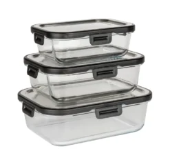 Wenko Glas Frischhaltedose Steel 1,5 L -Kuechengeschirr e5ed003694d3b8dbc014d9fc9197cae4