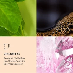 DUOS 8er-Set Doppelwandige Thermo-Gläser 2X 80ml Espresso / 2X 200ml Teeglas / 2X 310ml Latte Macchiato / 2X 400ml Longdrink - Als 2er-Sets, By Feelino -Kuechengeschirr e8a5f87093ca4a8d0d3c3dbb5f9e8776