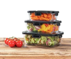 Wenko Glas Frischhaltedose Steel 1,5 L -Kuechengeschirr e9601414c544ec12d28e6bcc5c508afd