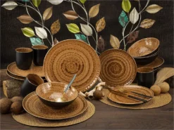 CreaTable 23365 Kombiservice Villa Romana Für 4 Personen, Steingut (1 Set, 16-teilig) -Kuechengeschirr ebb9688bc73aef6eefd890fcae4ebae5