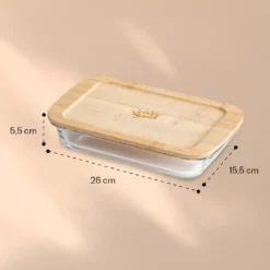 Klarstein Bambuswald Aufschnittbox Mit Deckel , 1 Liter , 2er Set , Glas & Bambus , Hitzebeständig , Spülmaschinenfest , Stapelbar 13 Klarstein Bambuswald Aufschnittbox Mit Deckel , 1 Liter , 2er Set , Glas & Bambus , Hitzebeständig , Spülmaschinenfest , Stapelbar -Kuechengeschirr ebc85401d7e41b45351c21d21a14a75a