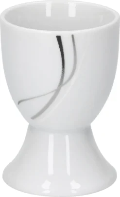 Van Well Kombiservice Silver Night 62-tlg 6 Personen, Tafel + Kaffee + Zubehör, Linien-Dekor -Kuechengeschirr ec326b83dec6f1b53c74c54849e7dea4