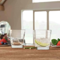 LEONARDO 019449 Vario Struttura Whiskybecher, Glas, 250 Ml, Klar (6 Stück) -Kuechengeschirr ec576da67d482eac65f6a150b396a88b