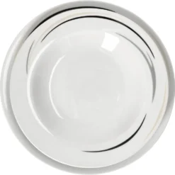 12tlg Tafel-Service Home Suppenteller Speiseteller Streifen Porzellan-Geschirr 11 12tlg Tafel-Service Home Suppenteller Speiseteller Streifen Porzellan-Geschirr -Kuechengeschirr ec9ddf8204f0990e5f8630f7d2977f86