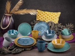 CreaTable 22561 Kombiservice Samarkand Für 4 Personen, Steinzeug, Mehrfarbig (1 Set, 16-teilig) 9 CreaTable 22561 Kombiservice Samarkand Für 4 Personen, Steinzeug, Mehrfarbig (1 Set, 16-teilig) -Kuechengeschirr ee36f322bc019374149103f18da14551