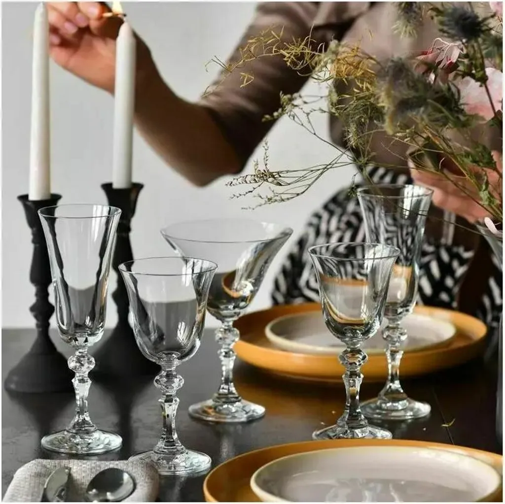 KROSNO Weiß-Weinglas | Set Von 6 | 150 ML | Krista Kollektion | Kristallglas | Weißweingläser | Perfekt Für Zuhause, Restaurants Und Partys | Spülmaschinenfest 5 KROSNO Weiß-Weinglas | Set Von 6 | 150 ML | Krista Kollektion | Kristallglas | Weißweingläser | Perfekt Für Zuhause, Restaurants Und Partys | Spülmaschinenfest – Bild 3