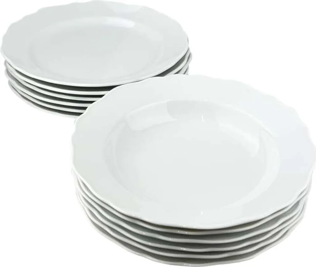 Hutschenreuther Maria Theresia Weiss Tafelset Essservice 12-tlg., 02013-800001-18339 5 Hutschenreuther Maria Theresia Weiss Tafelset Essservice 12-tlg., 02013-800001-18339 – Bild 3