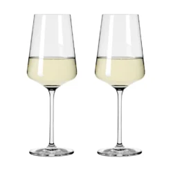 LICHTWEISS JULIE WEIßWEINGLAS-SET #1 VON NADINE NIGGEMEIER -Kuechengeschirr f72d0fbe18694fec2809a366e133e3dc