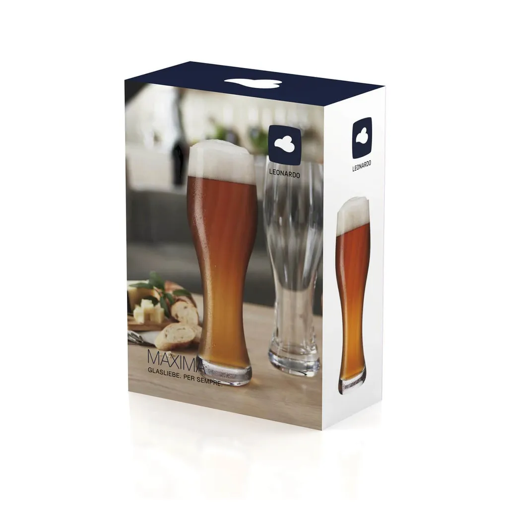 Leonardo MAXIMA Weizenbierglas 0,5l 12er Set 6 Leonardo MAXIMA Weizenbierglas 0,5l 12er Set – Bild 4