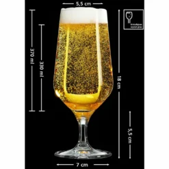 Ritzenhoff & Breker Bierglas Mambo 4er Set, Biertulpen, Kristallglas, Klar, 370 Ml, 814606 -Kuechengeschirr f7dff15c19a3799c6d66a7313f441b88