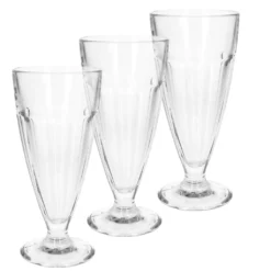 Bormioli 6er Set Rock Bar Milch-Shake-Gläser 380ml Eis-Becher