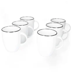 Van Well Black Star 24tlg. Kombi-Service 6 Personen Porzellan Geschirr-Set 11 Van Well Black Star 24tlg. Kombi-Service 6 Personen Porzellan Geschirr-Set -Kuechengeschirr fa6432263750cf525f3ddbec3a5388ad