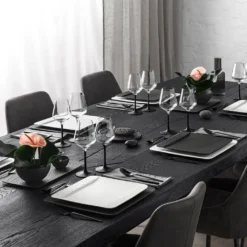 Villeroy & Boch Rotweinkelch, Manufacture Rock Klar,schwarz, 4 Tlg. -Kuechengeschirr fac49f8dab16d027fe0fff83407ebd60