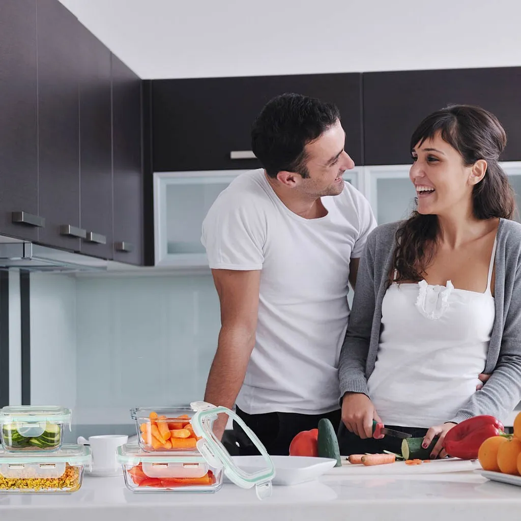 Relaxdays Frischhaltedose 12er Set 5 Relaxdays Frischhaltedose 12er Set – Bild 3