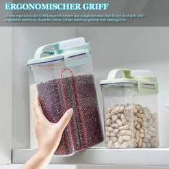 Futtertonne Tierfutterbehälter 2kg Vorratsdose Schüttdose BPA-freier Kunststoff Luftdicht Wasserdicht 4,4 Pfund / 2KG Tiernahrung Aufbewahrungsbox Für Haustieren Hund, Katze, Vogel (Blau) 10 Futtertonne Tierfutterbehälter 2kg Vorratsdose Schüttdose BPA-freier Kunststoff Luftdicht Wasserdicht 4,4 Pfund / 2KG Tiernahrung Aufbewahrungsbox Für Haustieren Hund, Katze, Vogel (Blau) -Kuechengeschirr fb70473f16712980e903a728991b0326