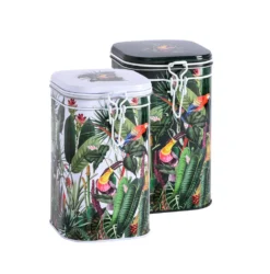 Teedose Vorratsdose Teebüchse Blechdose Edelstahl Weiß Wald EIGENART -Kuechengeschirr fc20983e011b9b55274bbd3d88e0231c