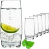 Trinkgläser Set 6 Teilig 350ml Geformter Boden Wassergläser Saftgläser -Kuechengeschirr fc95178ed82face4cbadbe5e870140c1