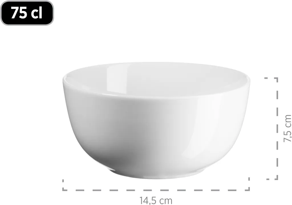 Mäser 931523 Barca Kombiservice Modern, Porzellan, Weiß, 30-teilig (1 Set) 4 Mäser 931523 Barca Kombiservice Modern, Porzellan, Weiß, 30-teilig (1 Set) – Bild 2