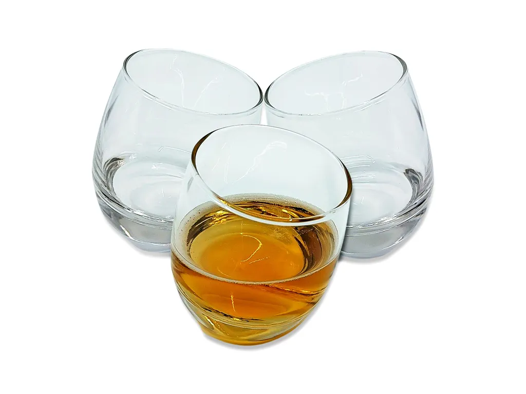 6 X Bar Rocking Whisky Glas Whiskey Trinkglas Gläser - Runder Boden 200 Ml 4 6 X Bar Rocking Whisky Glas Whiskey Trinkglas Gläser - Runder Boden 200 Ml – Bild 2