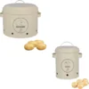 ESSCHERT DESIGN Rivanto Vorratsdosen 2er Set Kartoffeln Und Zwiebeln, Bestehend Aus Zwiebeldose Und Kartoffeldose, Aus Metall 2 ESSCHERT DESIGN Rivanto Vorratsdosen 2er Set Kartoffeln Und Zwiebeln, Bestehend Aus Zwiebeldose Und Kartoffeldose, Aus Metall -Kuechengeschirr fe2c7731ea32ffa0aadc4c9fd8c6da08
